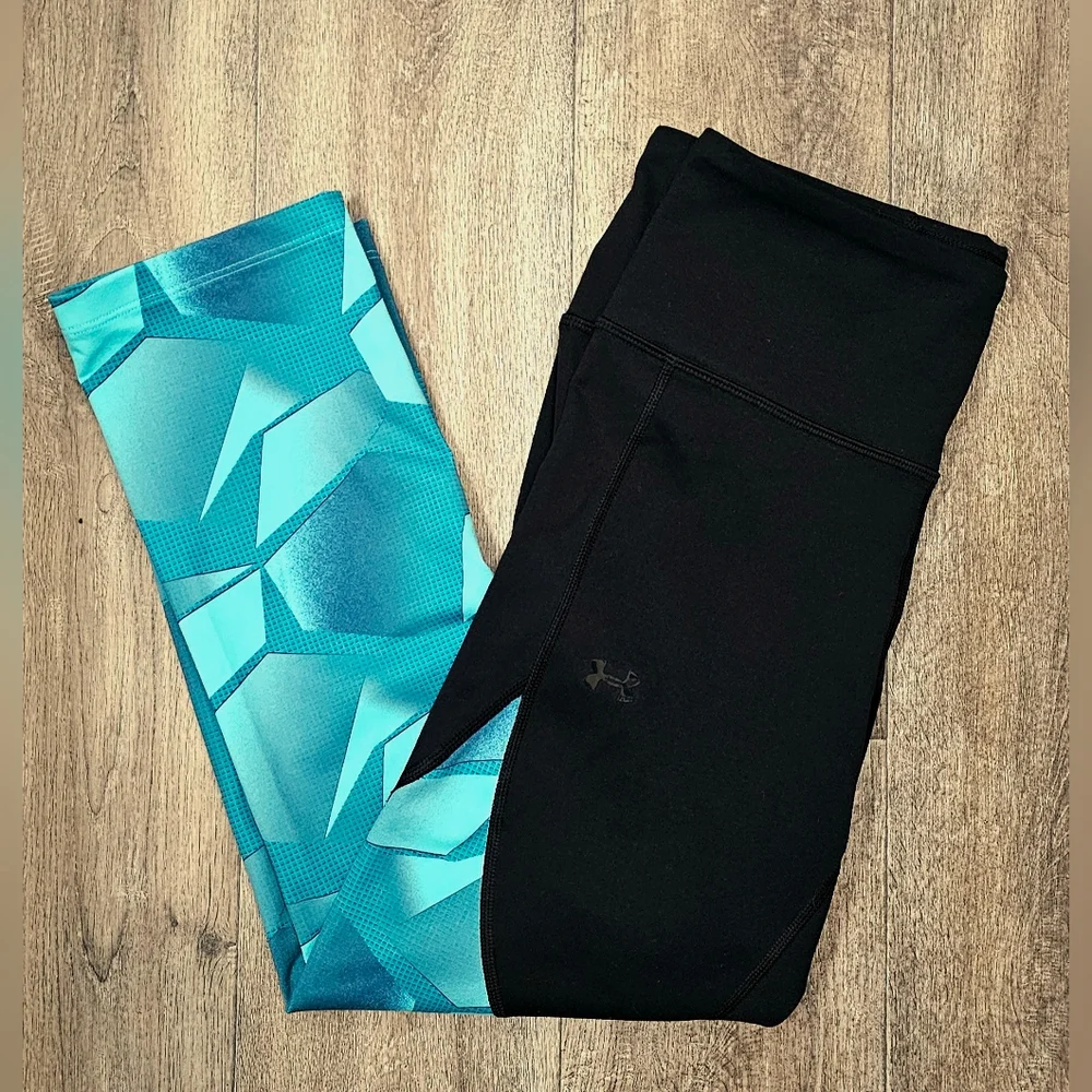 Women's Under Armour Heatgear Vanish Print Leggings- Size Medium